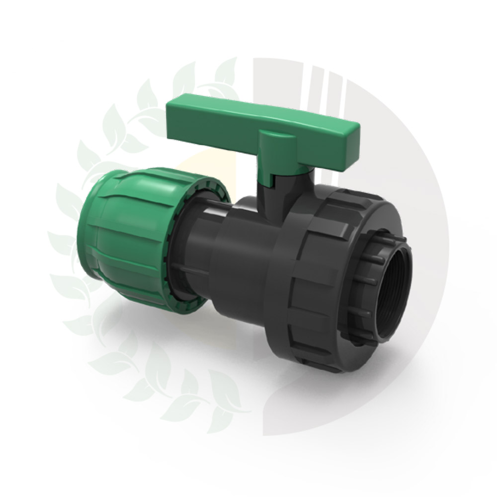  PP Coupling-Female Ball Valve